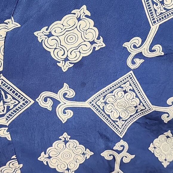 100% Silk Vintage Kimono with Pockets, Kakusode Sleeves Size M - Picture 9 of 10